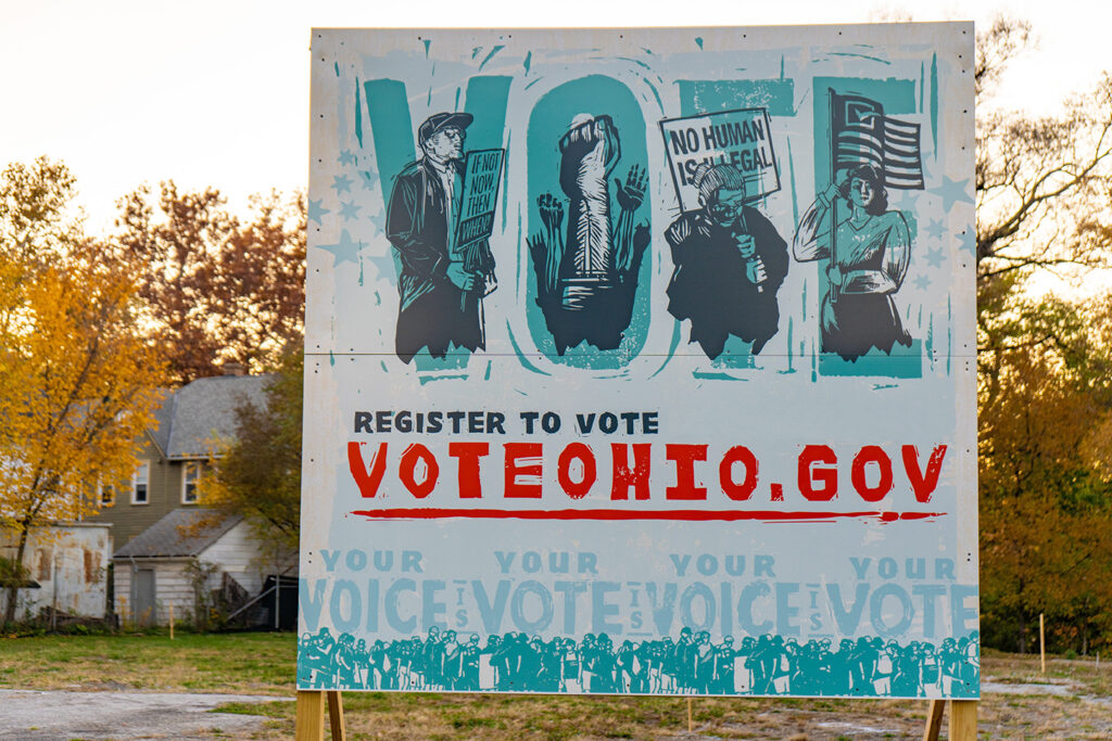 voteohio.gov sign
