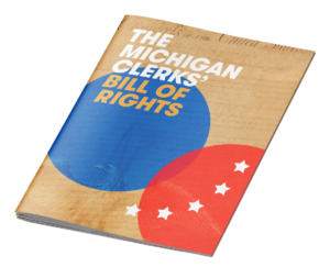 Cover of the Michigan Clerk's Bill of Rights